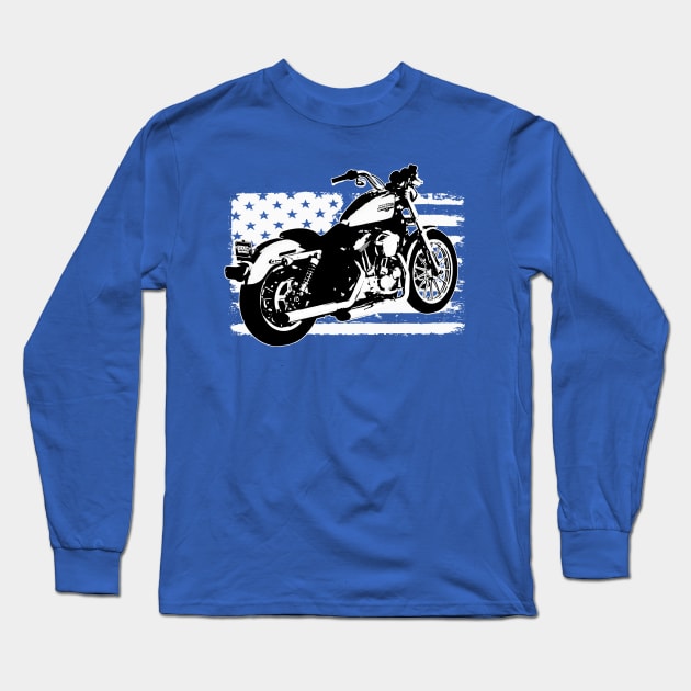 Motorbike Stars Long Sleeve T-Shirt by Socity Shop